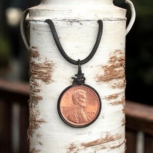 5 For $25💫 Alternative Wire Wrapped Penny Pendant